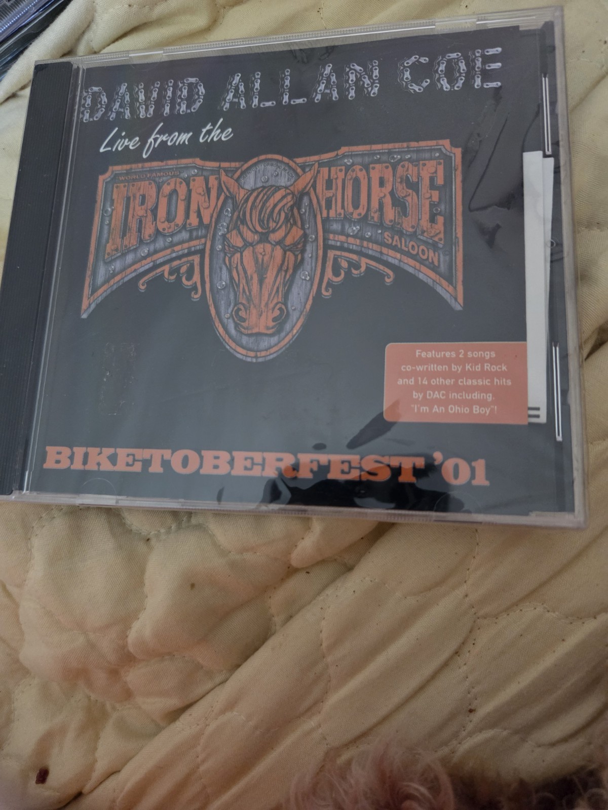 DAVID ALLAN COE CD SEALED LIVE FROM THE IRONHORSE SEE PHOTO FOR SONGS