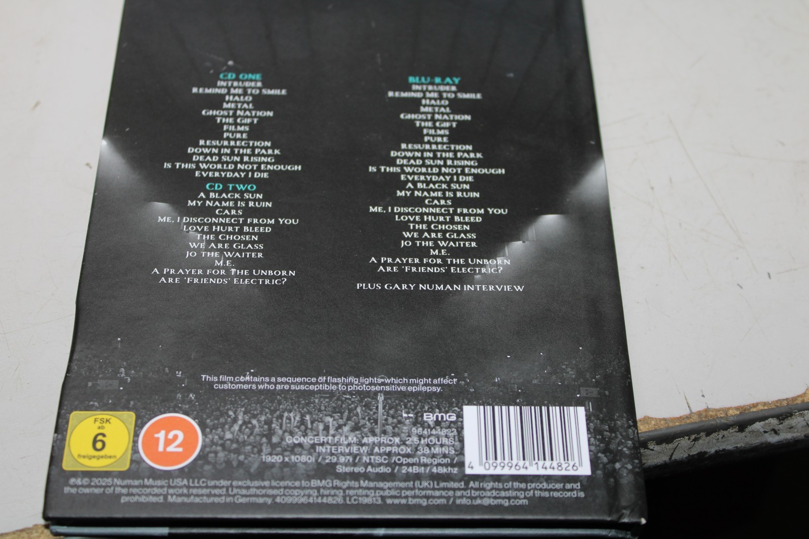 Gary Numan – A Perfect Circle Live at OVO Arena Wembley – 2CD OPEN