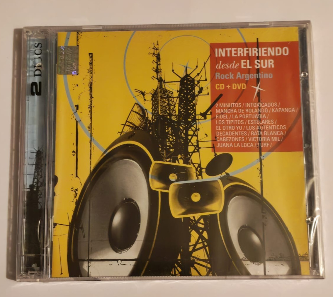INTERFIRIENDO DESDE EL SUR, RATA BLANCA / 2 MINUTOS, 2007 MEX CD + DVD SS PROMO
