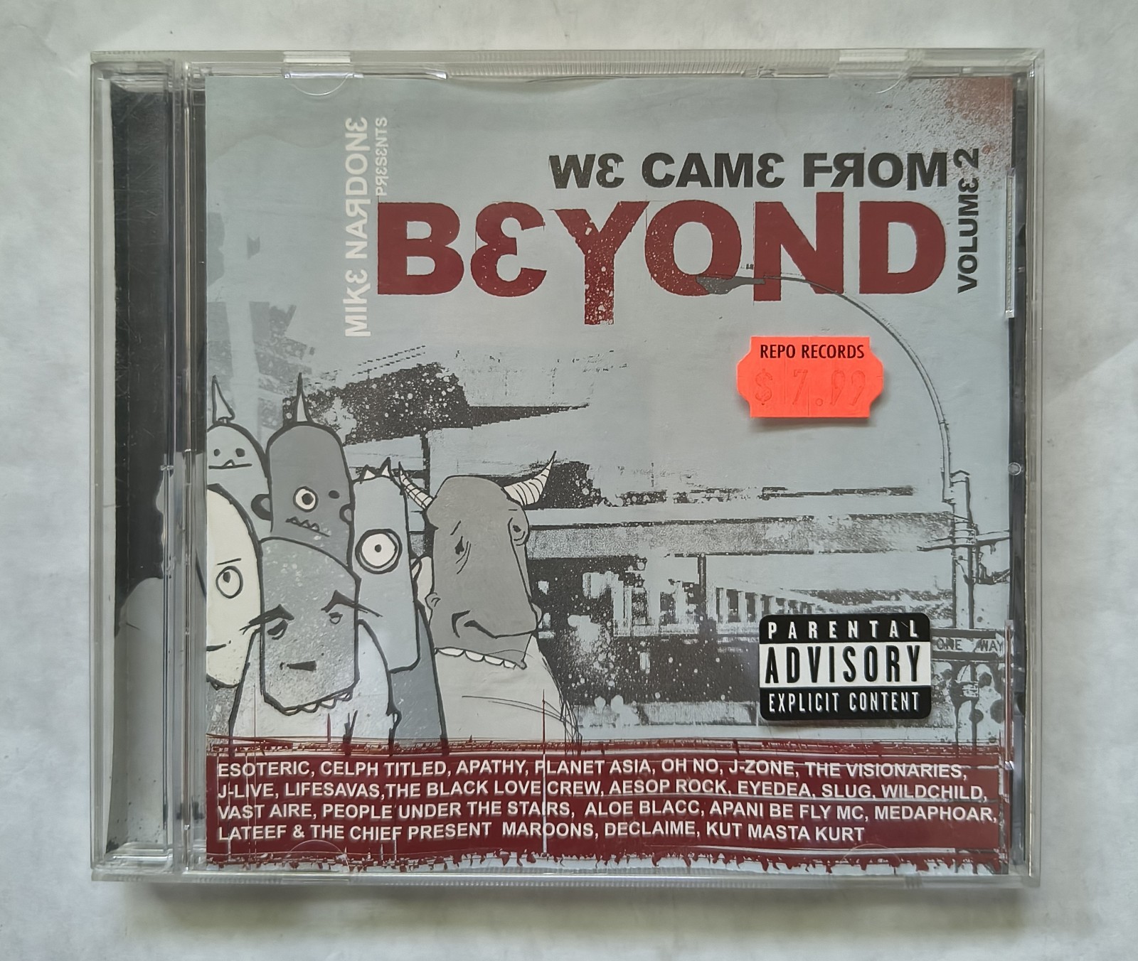 We Came From Beyond Volume 2 (2003 CD), Aesop Rock Eyedea Slug Apathy Planet