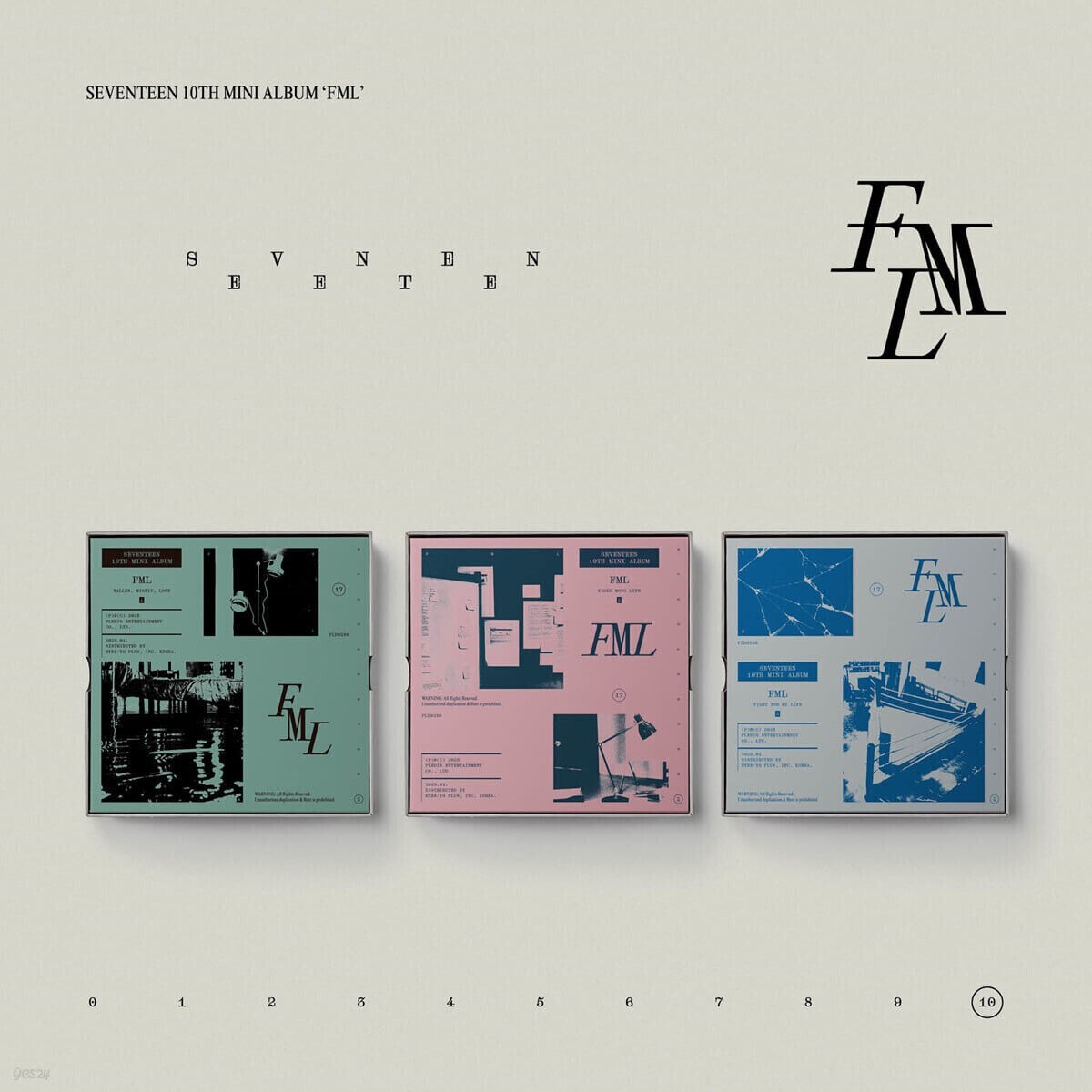 K-POP SEVENTEEN 10th Mini Album [FML] CD