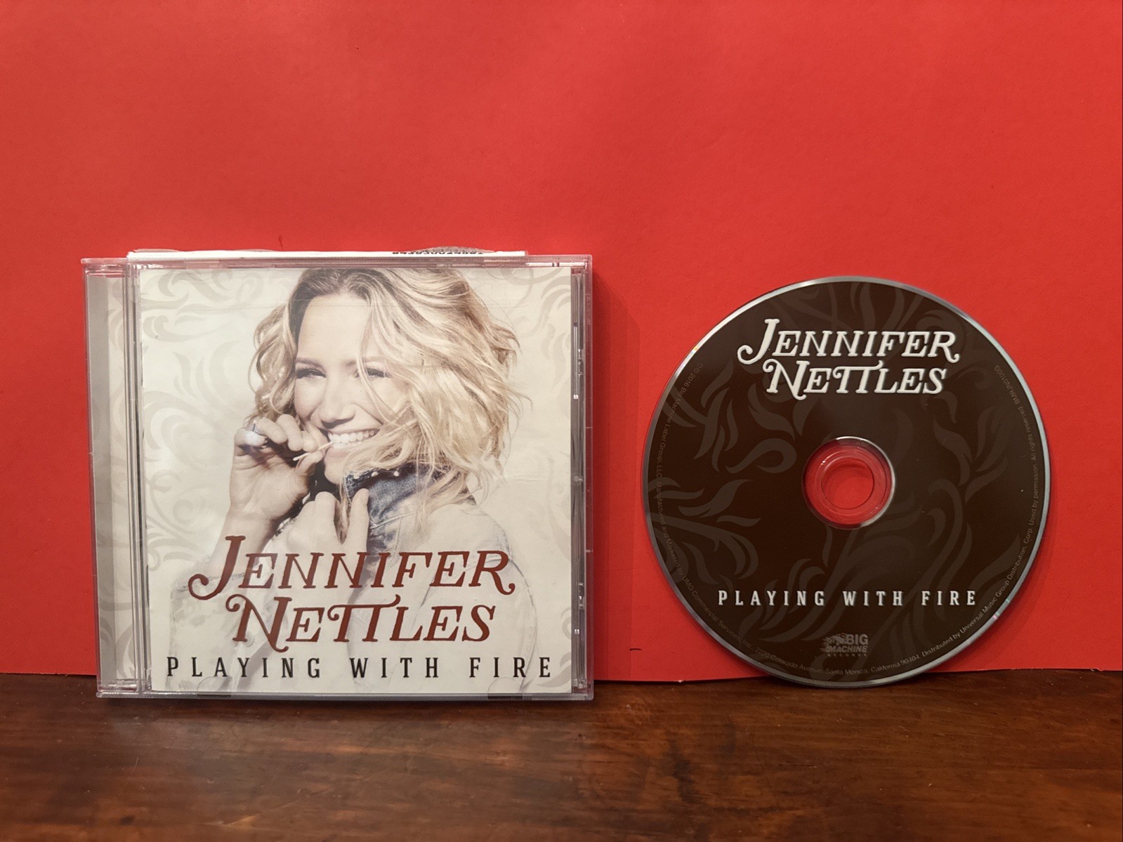 JENNIFER NETTLES – Playing With Fire (CD, May-2016, Big Machine Records) EUC