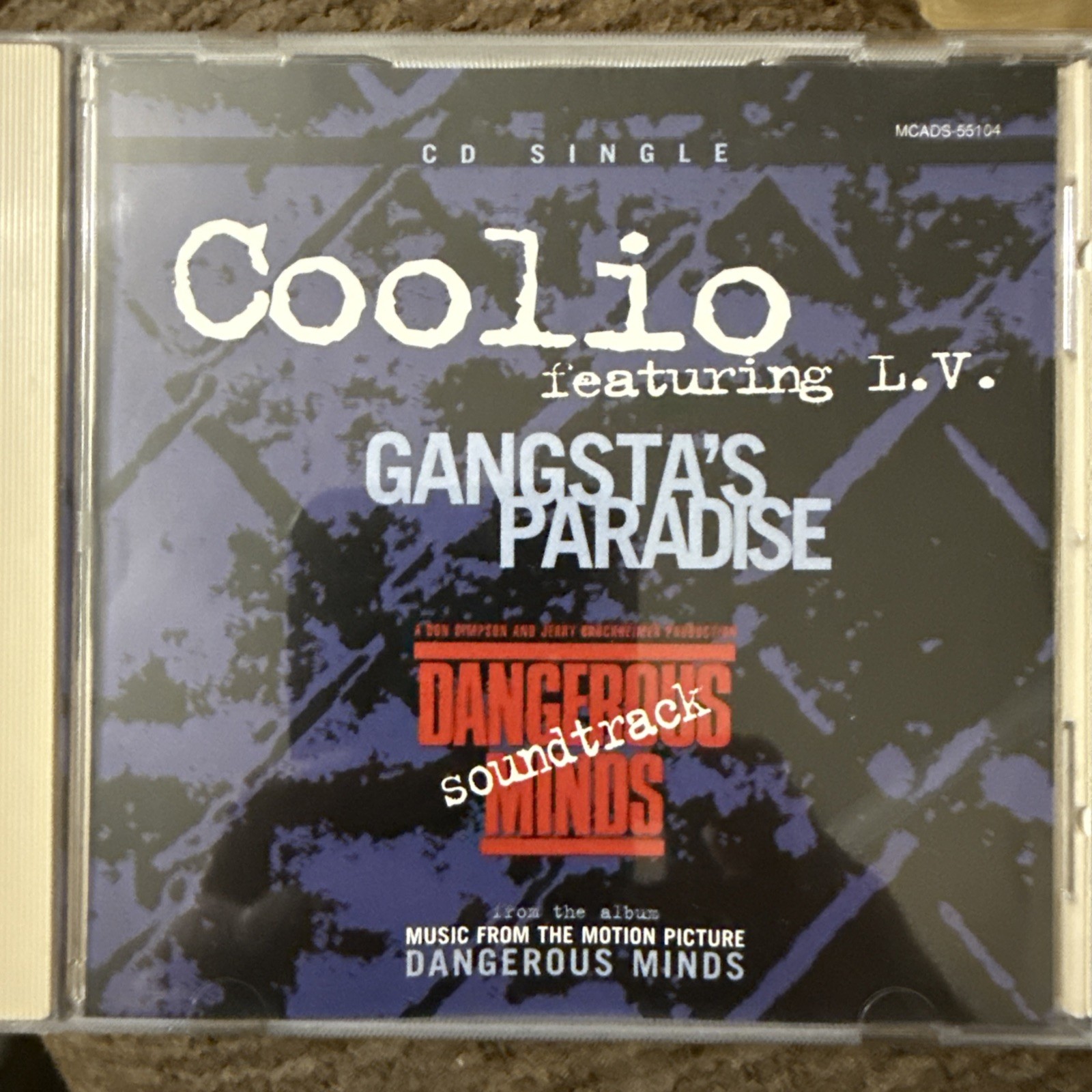 Gangsta’s Paradise [Single] [Single] by Coolio (CD, Aug-1995, MCA) EXCELLENT