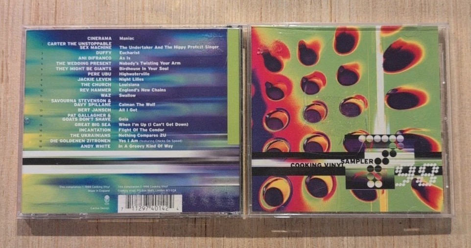 Cooking Vinyl Sampler Volume 7 1998 CD Various Artists