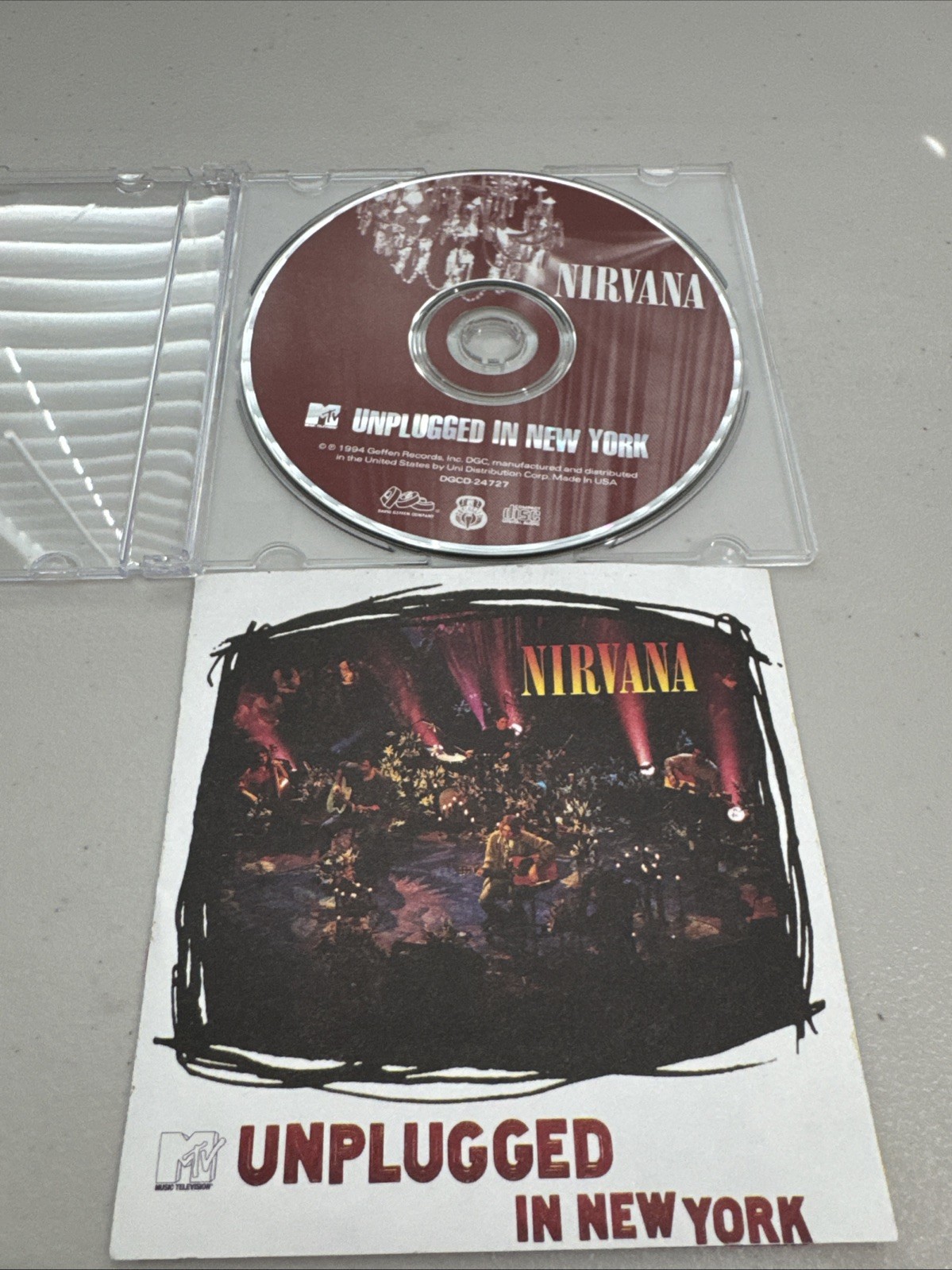 Nirvana Unplugged in new york cd tested works generic case cover only