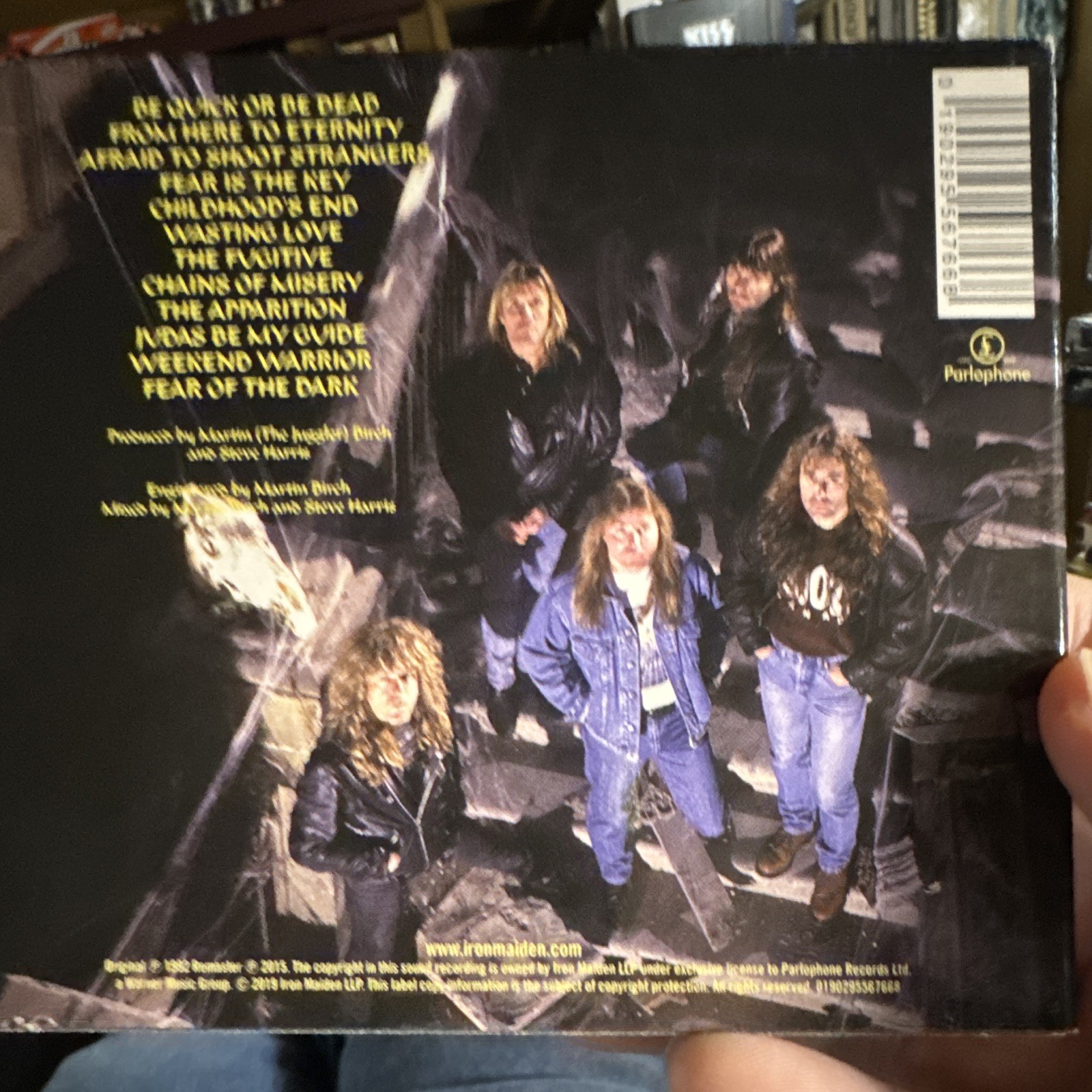 Iron Maiden Fear of the Dark CD Album Rock Parlophone 2015 Cardboard Sleeve