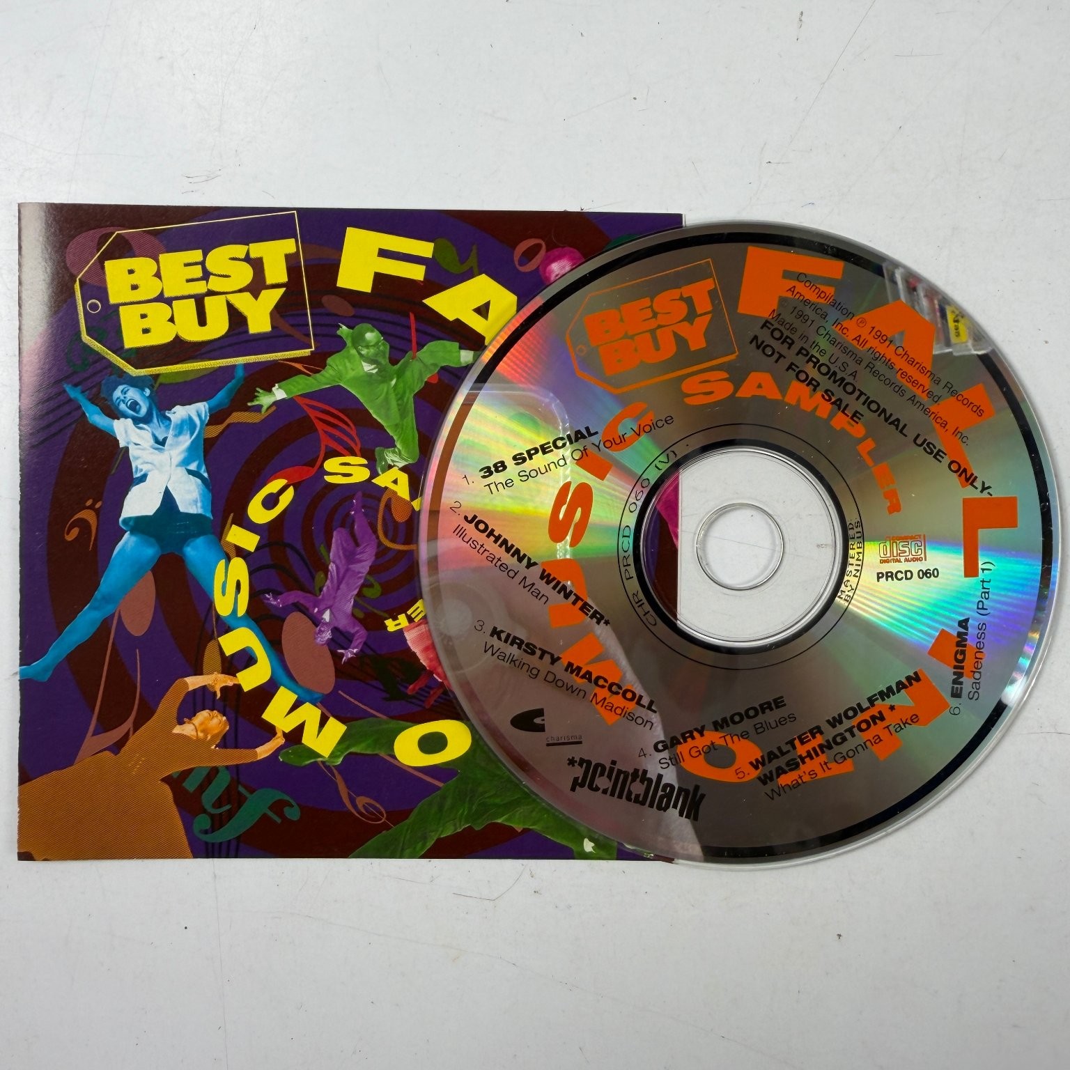 Various Artists – Best Buy Fall Music Sampler CD 1991 Promo Rock Blues Pop