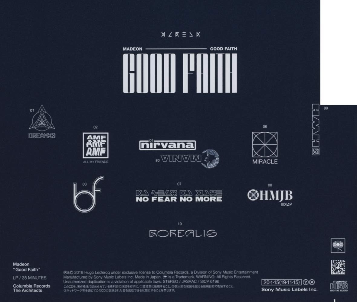 Madeon Good Faith CD Japan Music CD NEW
