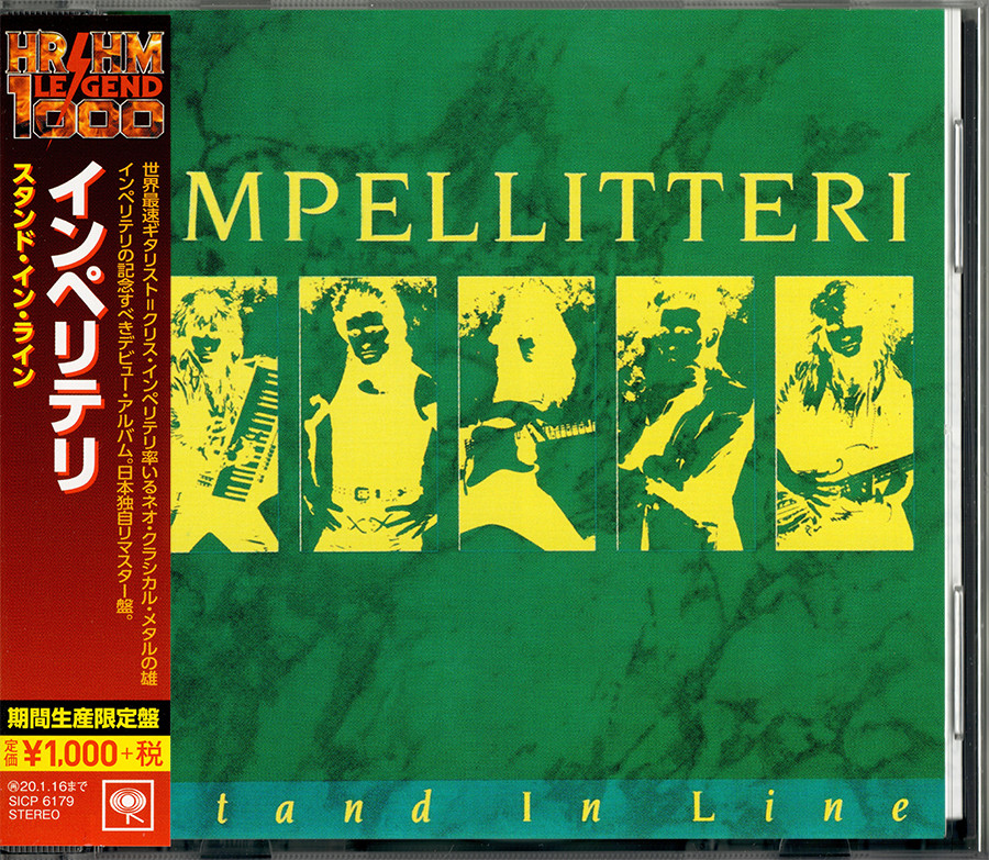 Impellitteri ~ Stand In Line (1988) OBI CD 2020 Sony Music Labels Japan ••NEW••