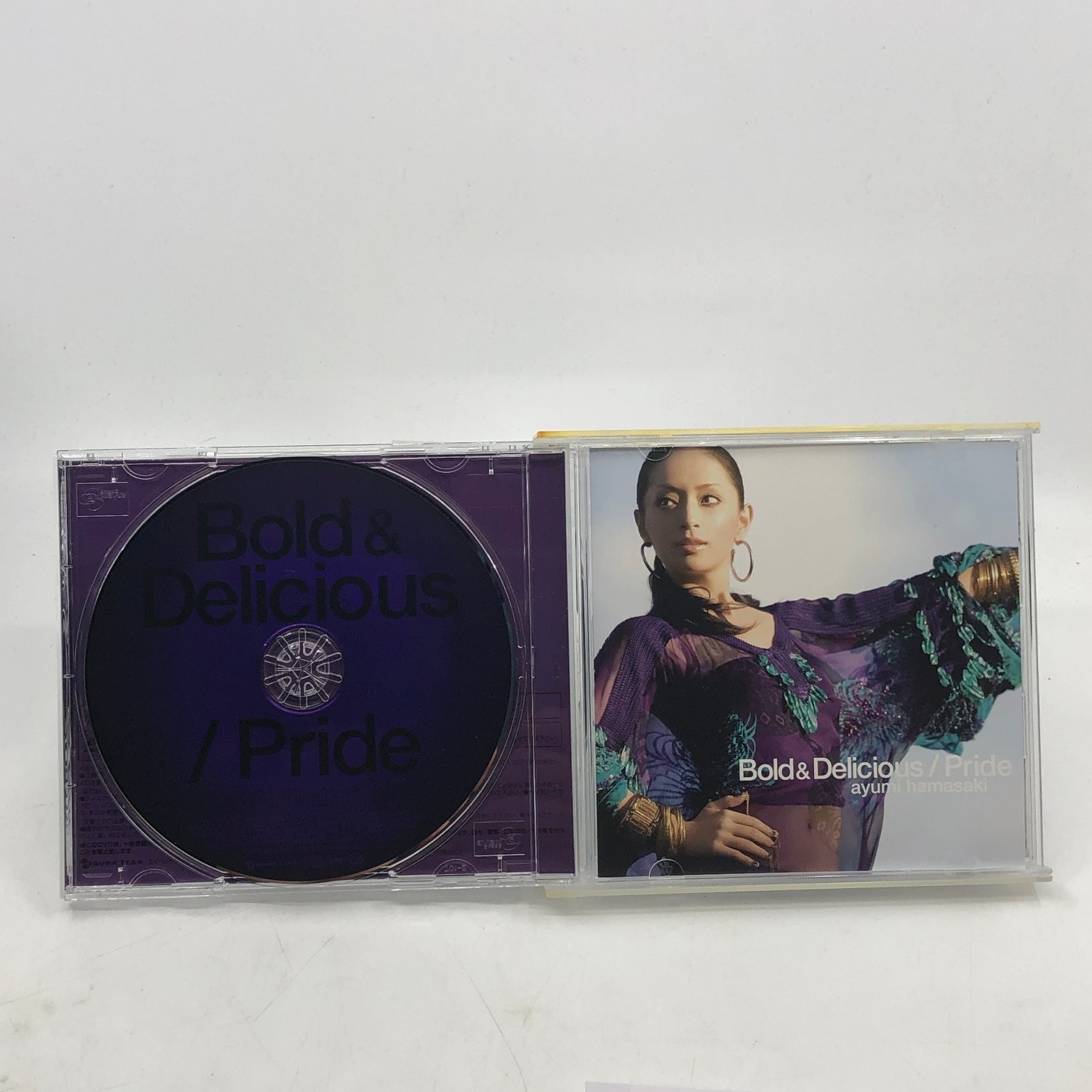 Ayumi Hamasaki Bold & Delicious Pride CD 2005 J-Pop Avex Trax Single Case Cracks