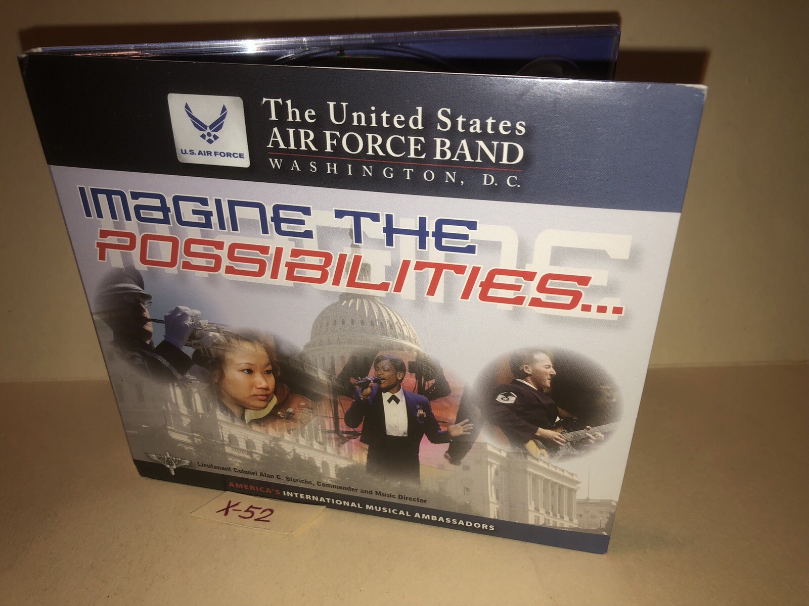 US United States Air Force Band CD Imagine the Possibilities Lt Cl Alan Sierichs
