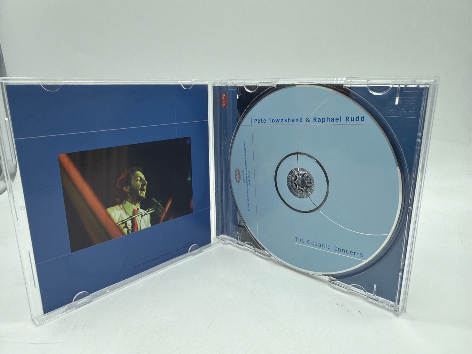 Pete Townshend & Raphael Rudd The Oceanic Concerts Rhino Promo CD R2 74289