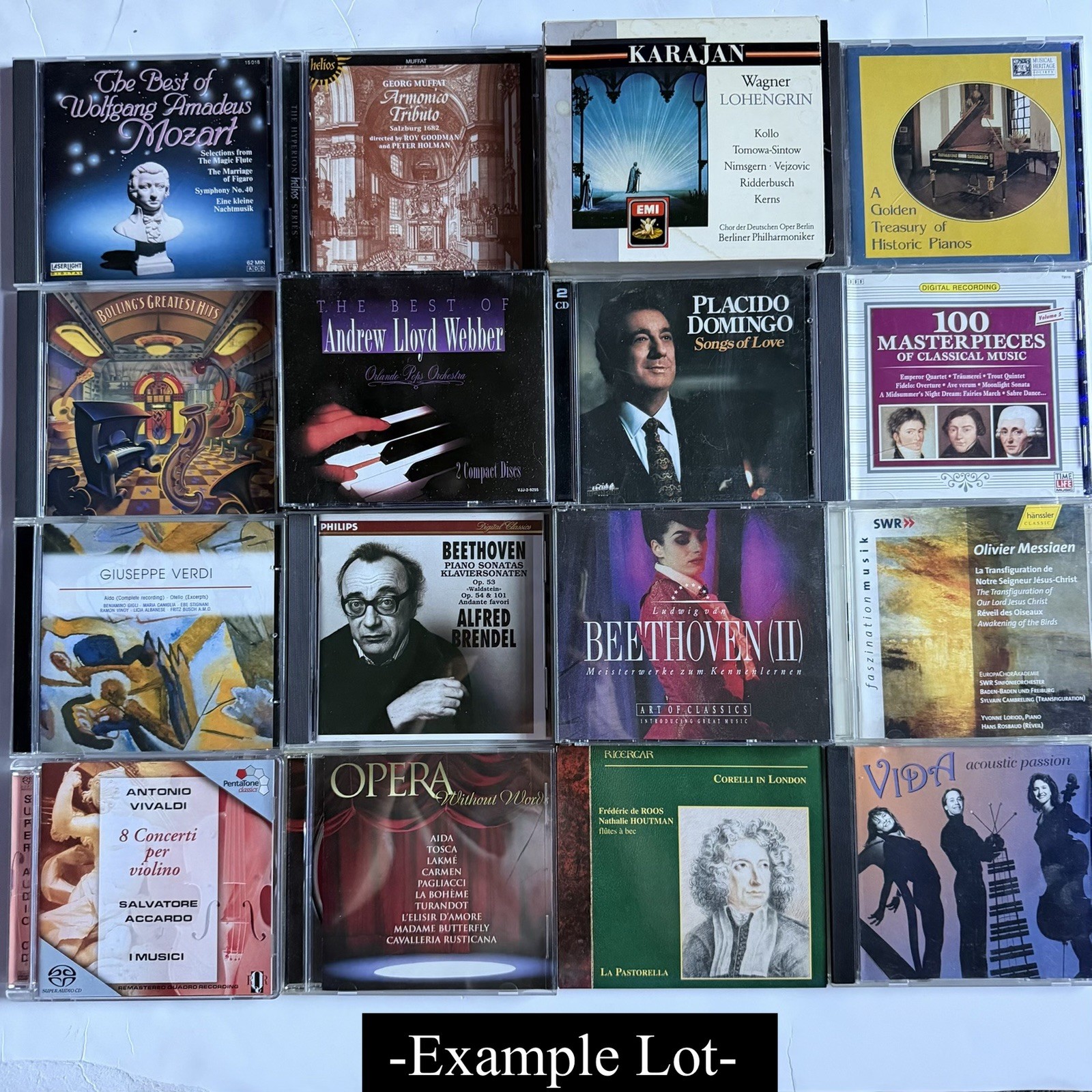 16 Classical Music CDs Bulk Lot – Tested – Read Description