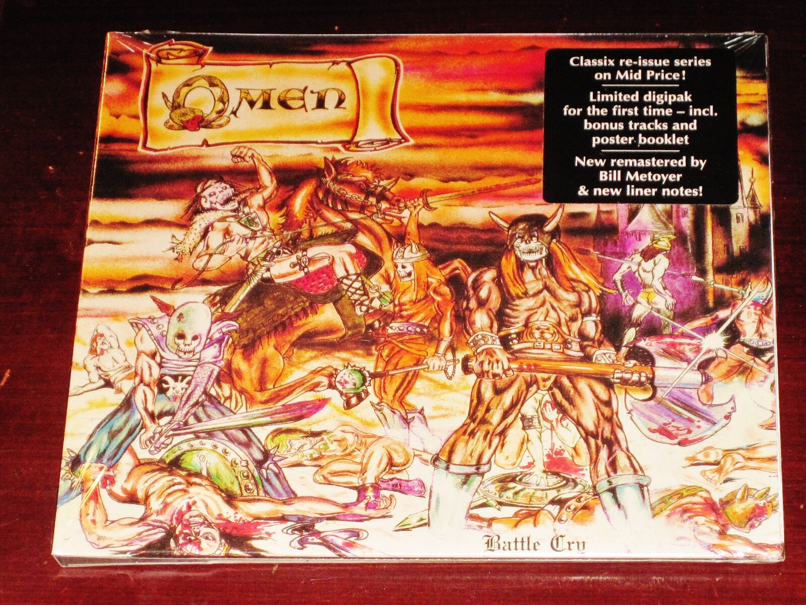 Omen: Battle Cry – Limited Edition CD 2016 Remaster Metal Blade Digisleeve NEW