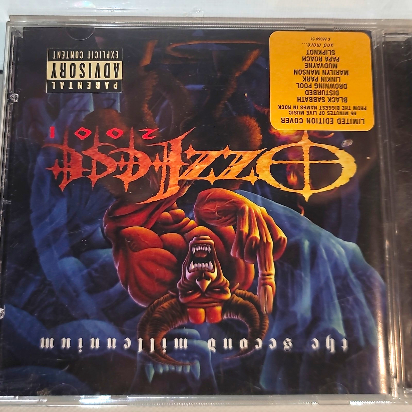 Ozzfest 2001: The Second Millennium CD Limited Parental Advisory Epic EK86060