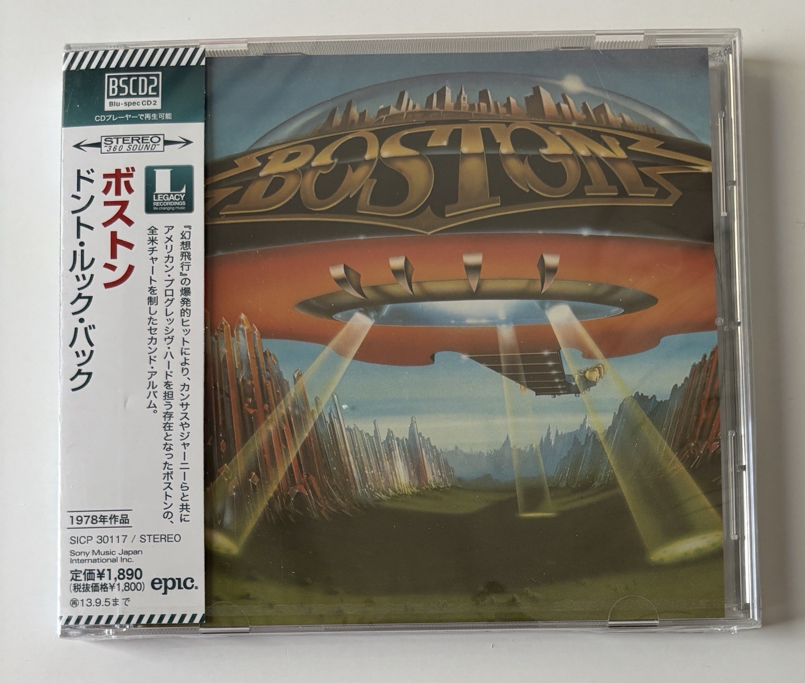 * NEW/SEALED * BOSTON * DON’T LOOK BACK (1978) * Japan * BSCD2 * obi *