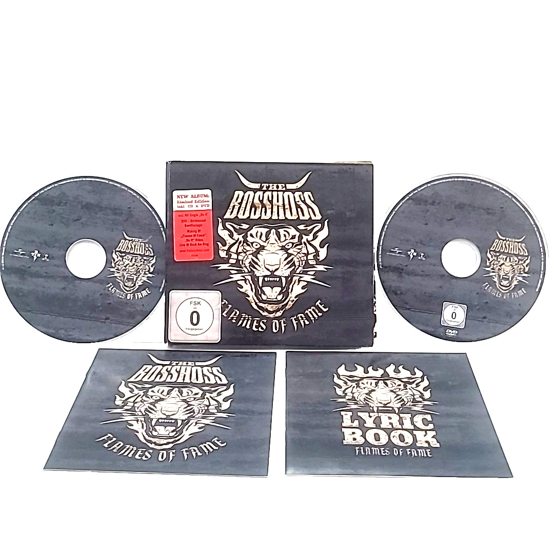 The Bosshoss Flames of Fame (UK IMPORT) Limited Edition CD & DVD w/ Lyric Book