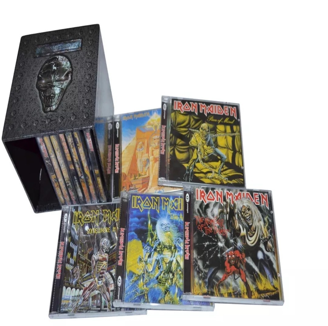 Iron Maiden Box Set Rock Style including 12 Album Collection 15 Discs New