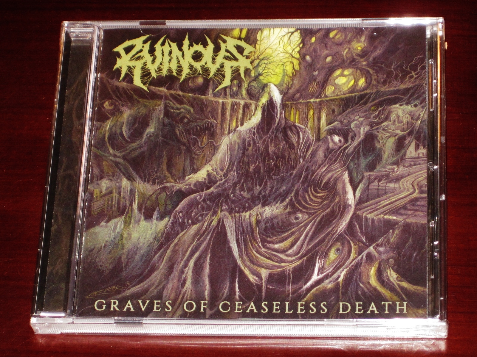 Ruinous: Graves Of Ceaseless Death CD 2016 Dark Descent Records USA DDR167CD NEW