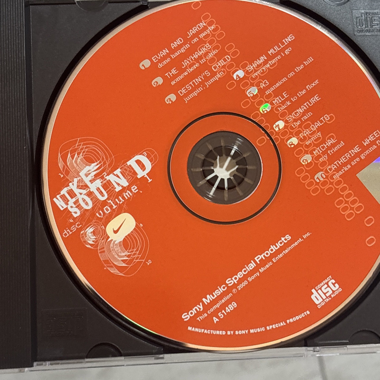 Nike Sound Volume 1 CD (2000) Tested Rare
