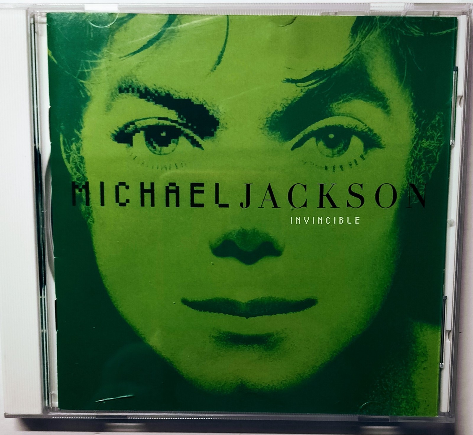 Michael Jackson Invincible CD Epic EK 69400 Final Studio Album Collectable Green