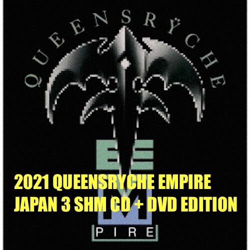 5XT 2021 QUEENSRYCHE EMPIRE JAPAN 3 SHM CD + DVD EDITION