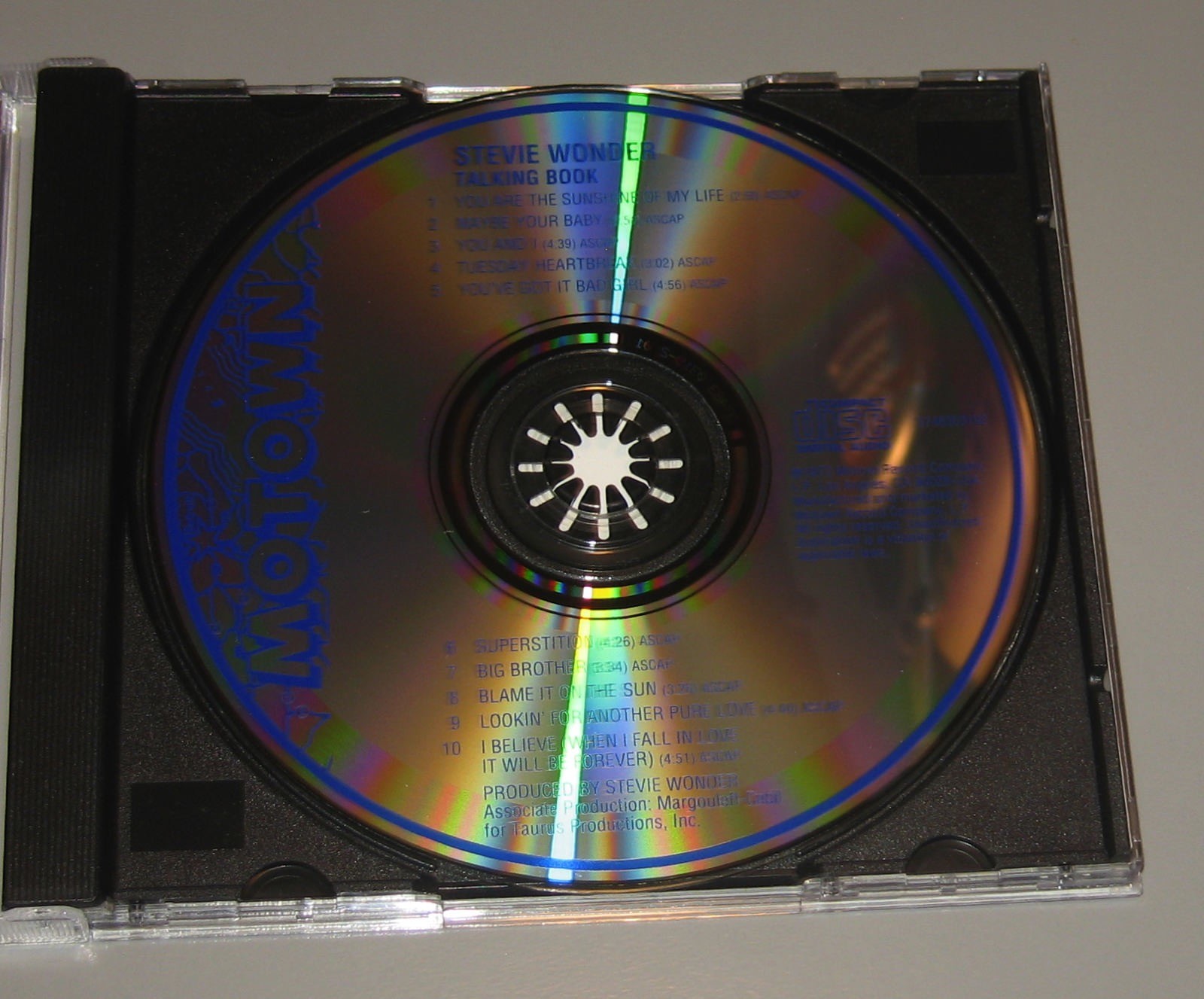Stevie Wonder – Talking Book (CD, Motown Records) Soul