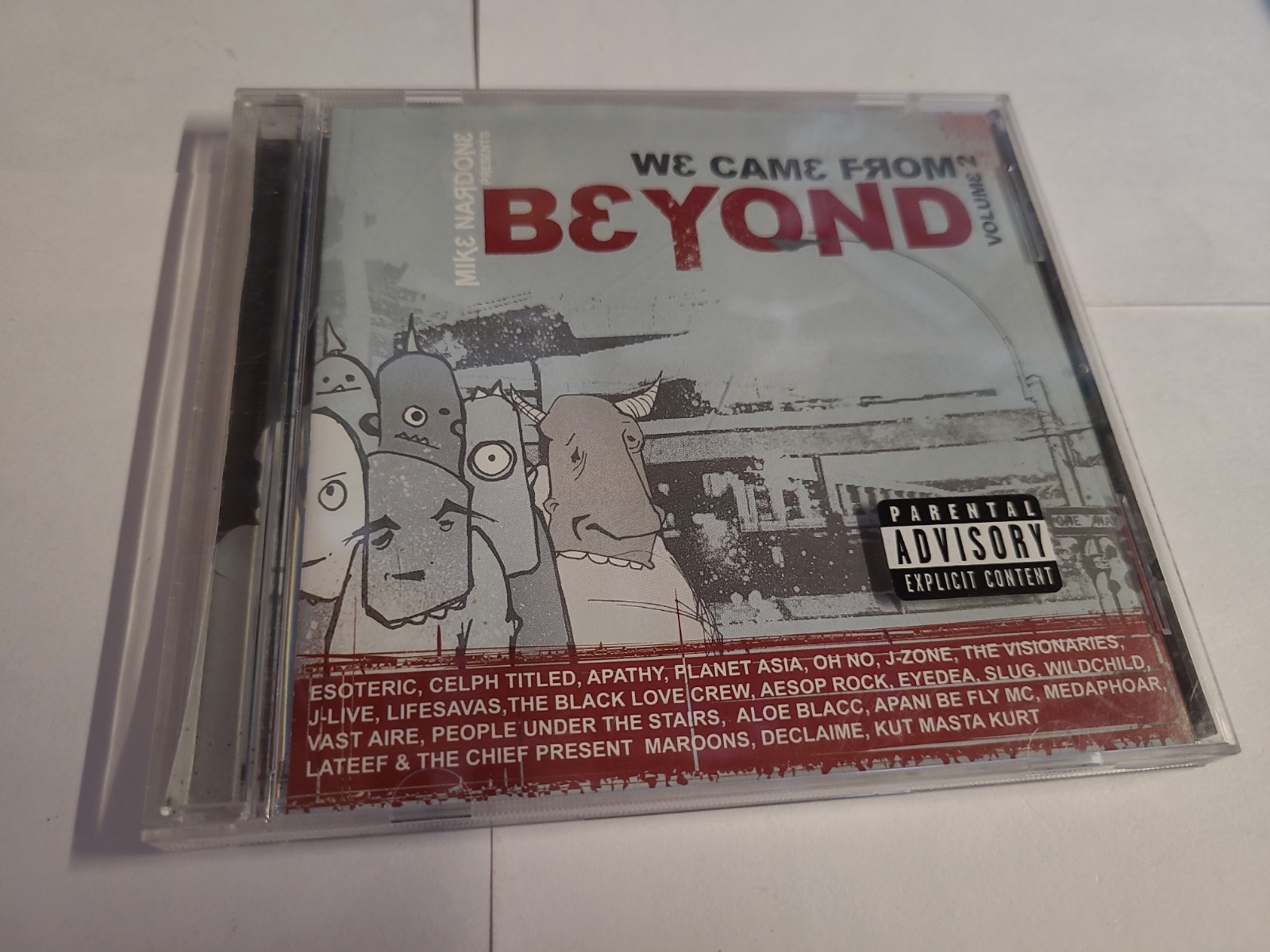 We Came From Beyond Volume 2 CD Aesop Rock Eyedea Slug Apathy Free S&H Promo
