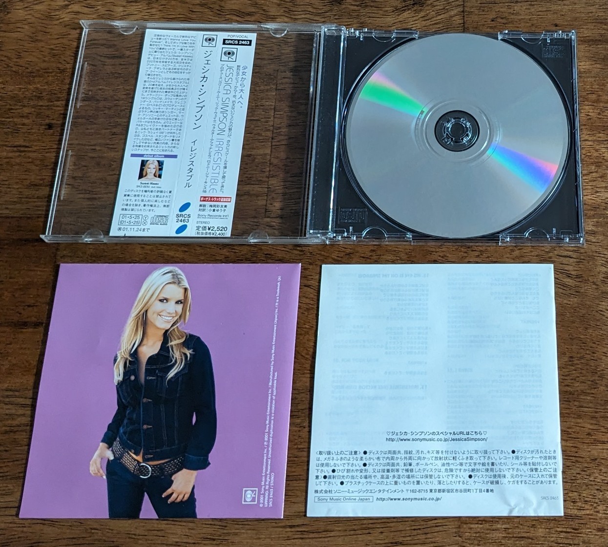 Used Jessica Simpson Irresistible CD Japan Edition (+1 Bonus Track&Obi) SRCS2463