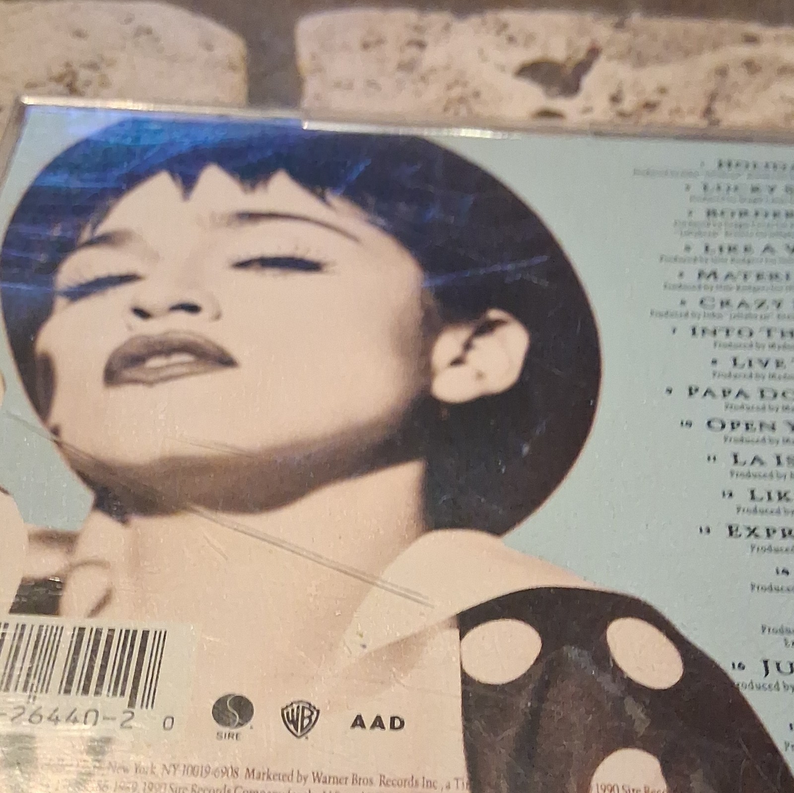 Madonna The Immaculate Collection CD Album Sire 1990 Pop 26440-2 Jewel Case