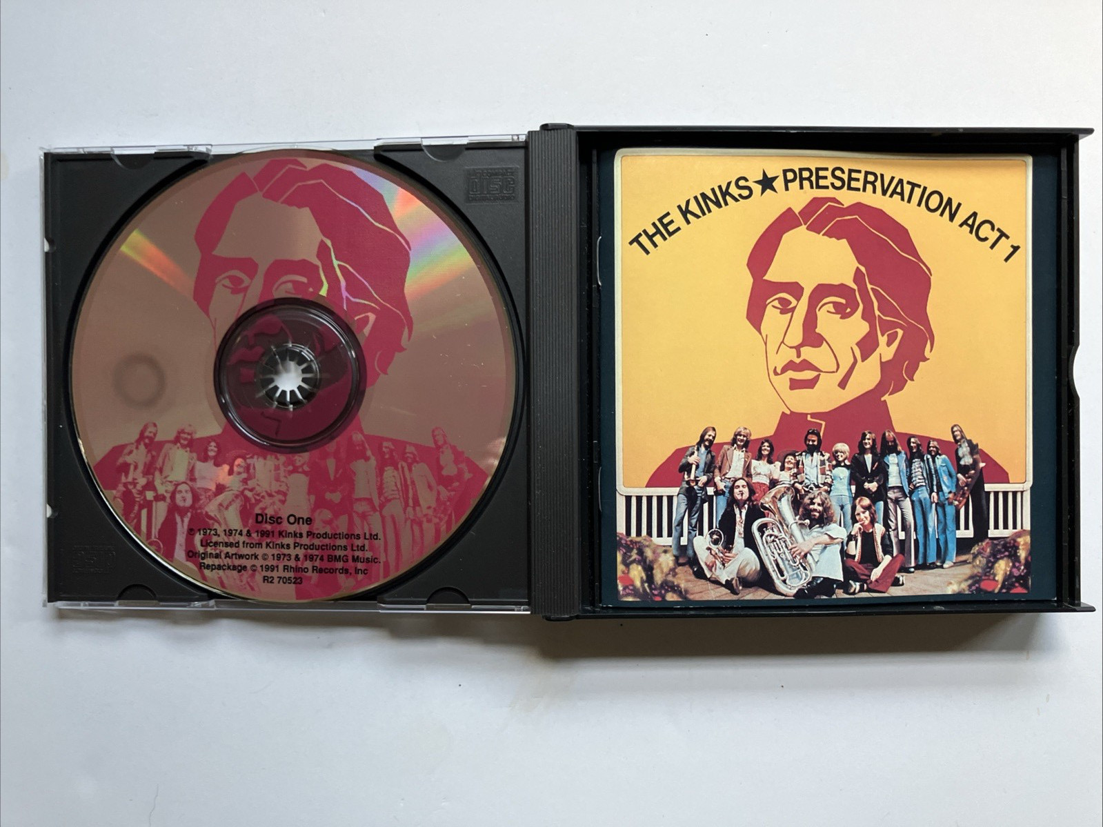 Preservation: Acts 1 & 2 by The Kinks (CD, Jul-1991, 2 Discs, Rhino – Like New!