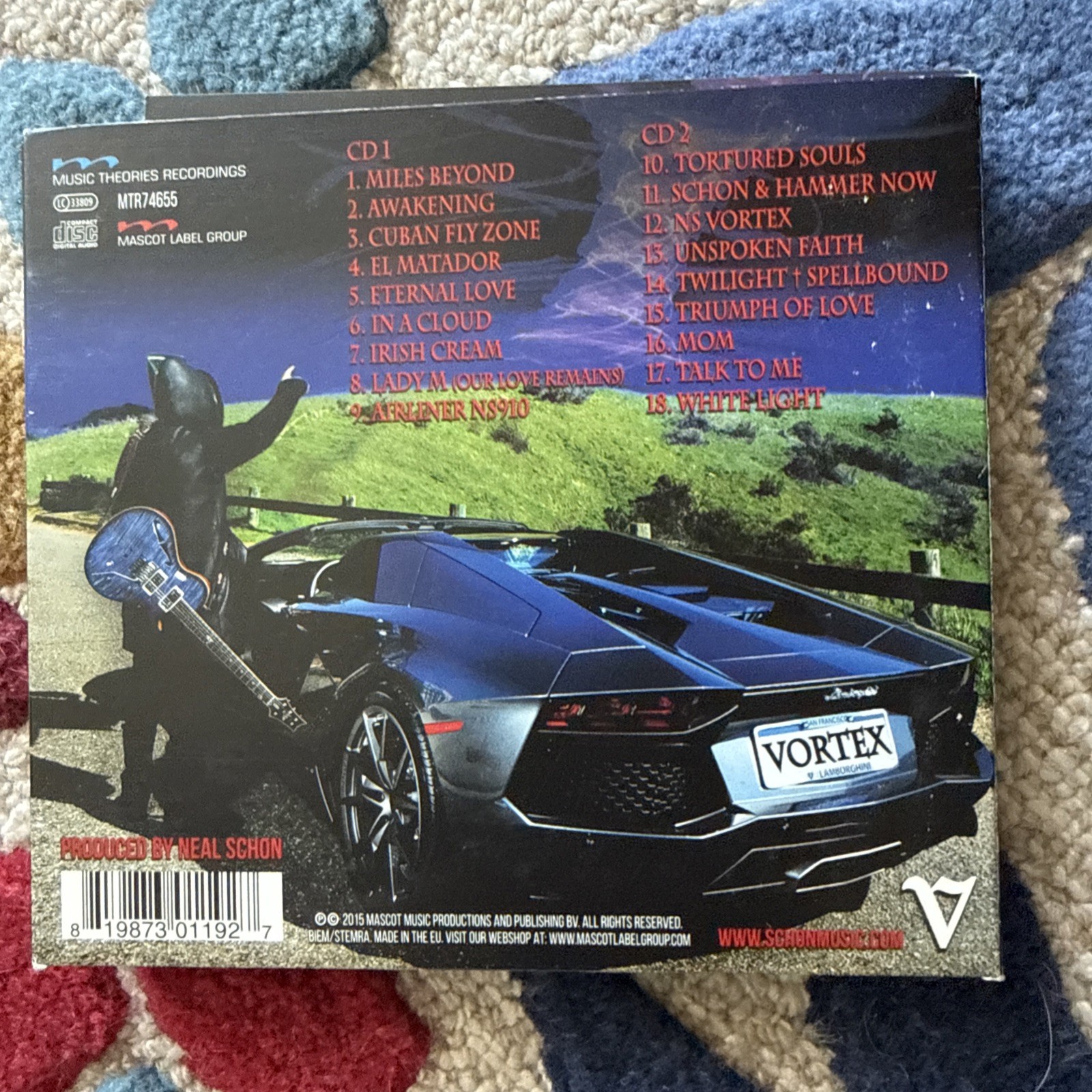 Vortex by Neal Schon (2CD, 2015)
