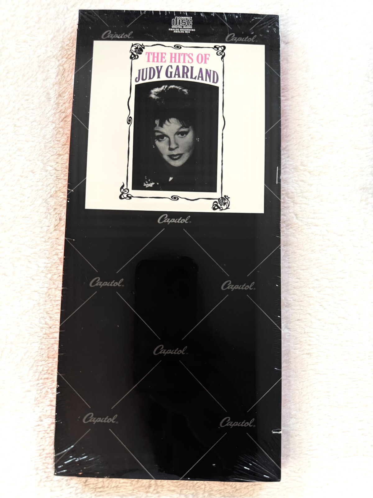 JUDY GARLAND CD SEALED LONGBOX PROMO CAPITOL RECORDS BOX OVER THE RAINBOW ALBUM
