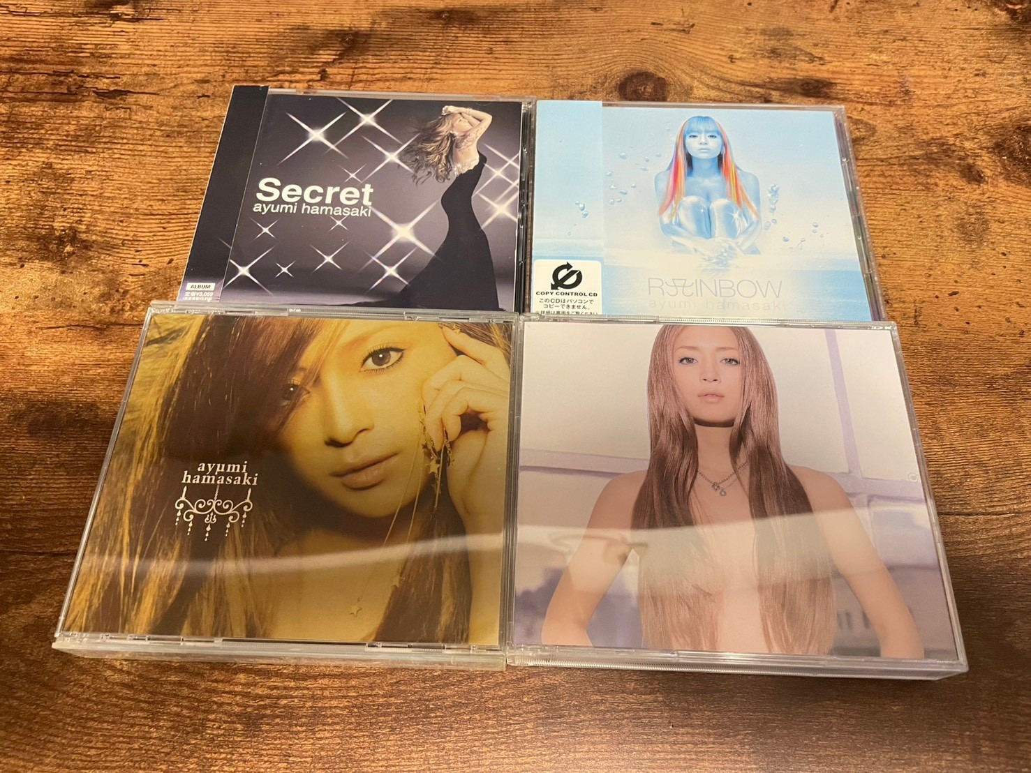 Ayumi Hamasaki 4-CD Album Set LOVEppears / RAINBOW / Memorial Address / Secret
