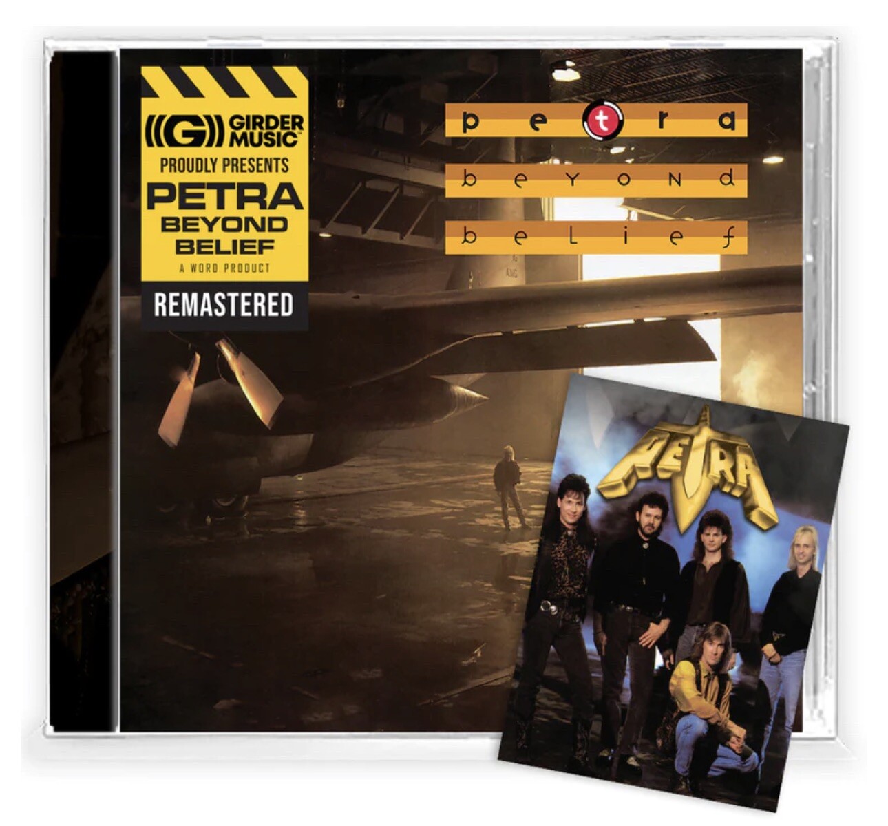 Petra – Beyond Belief (2023 Girder/Curb) Remastered CD Jewel Case Collector Card