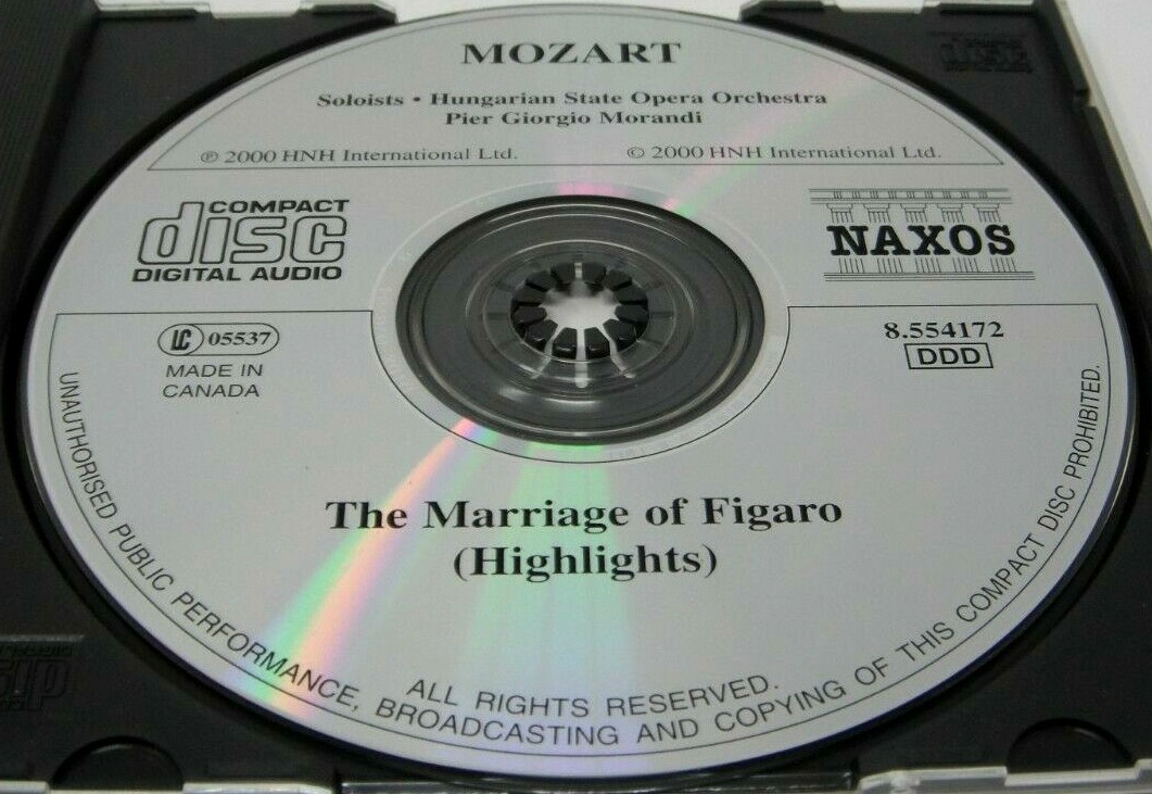 Marriage of Figaro by Mozart – Hungarian State Opera Orchestra (CD, 1997) 71+min