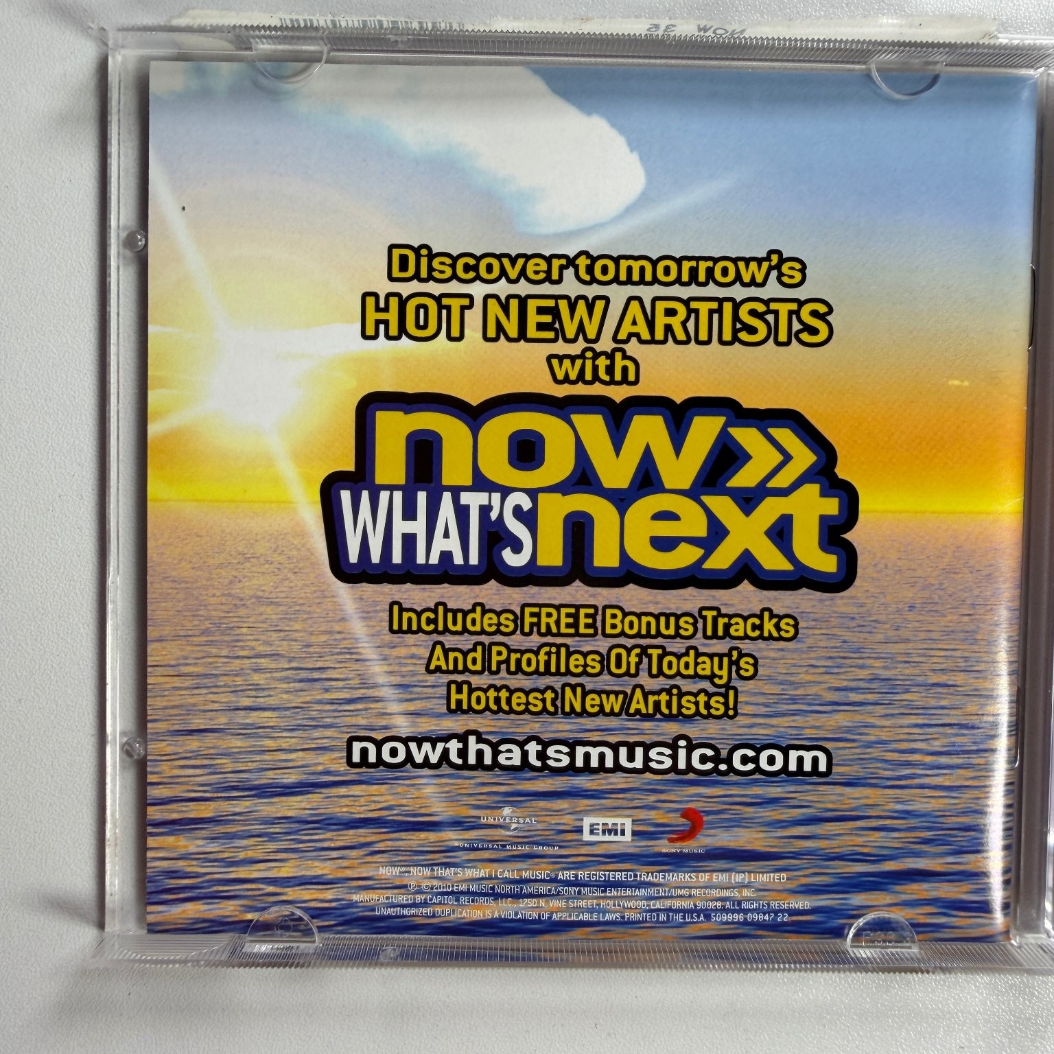Various – NOW That’s What I Call Music! 35 CD 2010 Pop Dance R&B Universal EMI
