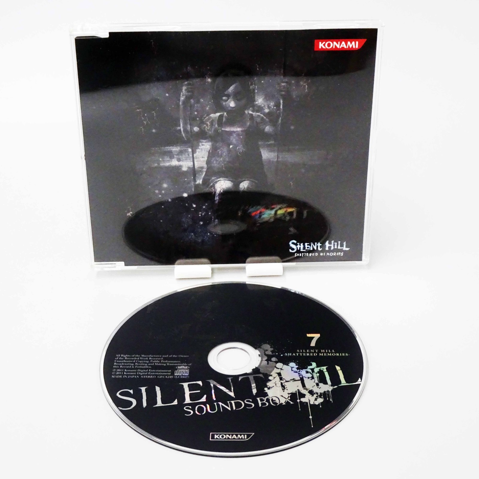 SILENT HILL Sounds Box Music Soundtrack 8 CD DVD KONAMI GFCA243-251 Game USED