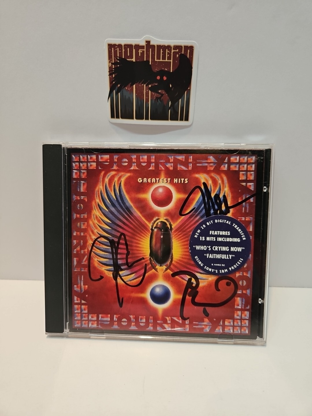 Journey Greatest Hits CD Autographed, Neal Schon,Jonathan Cain & Ross Valony