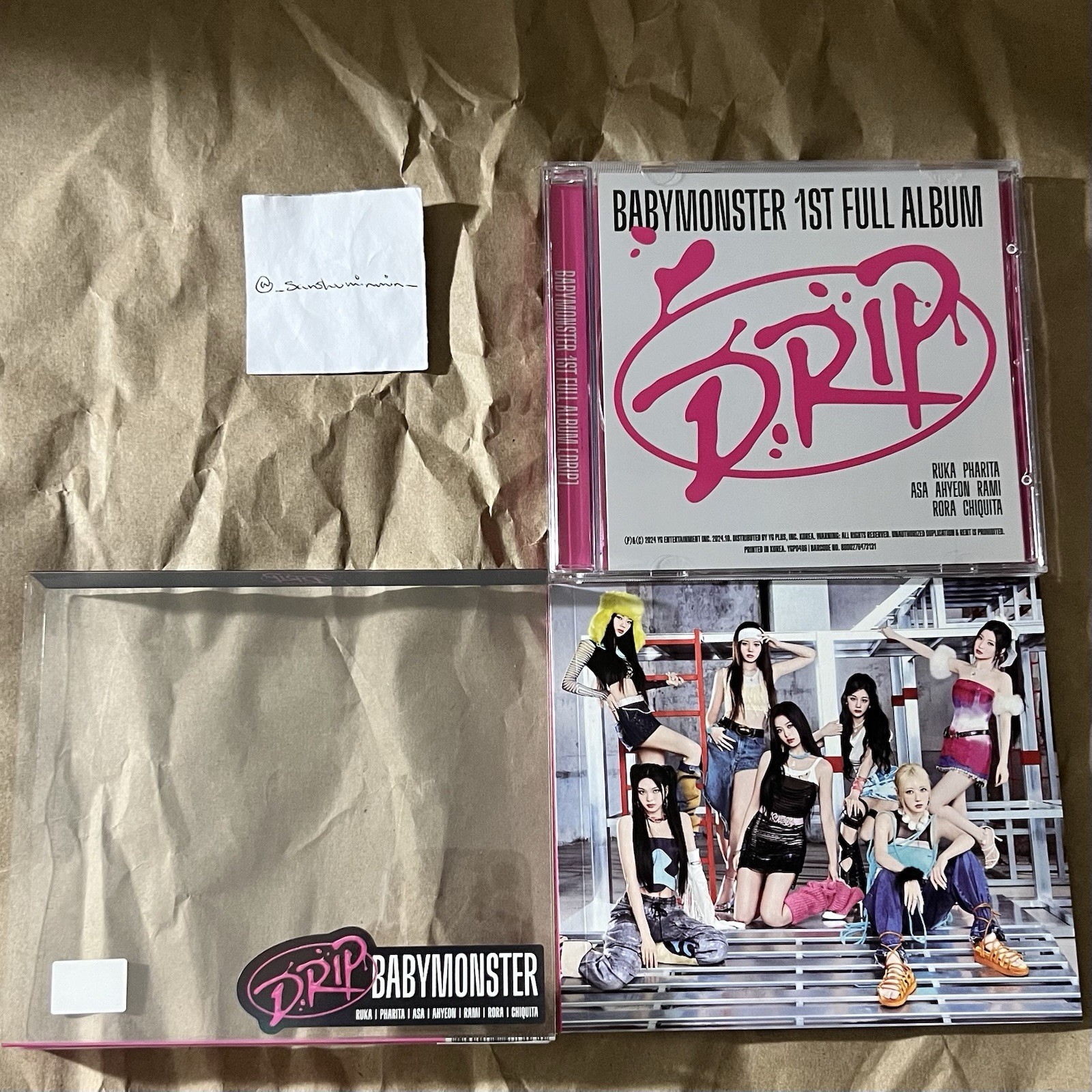 Babymonster 1st Full Album Drip Bundle Set