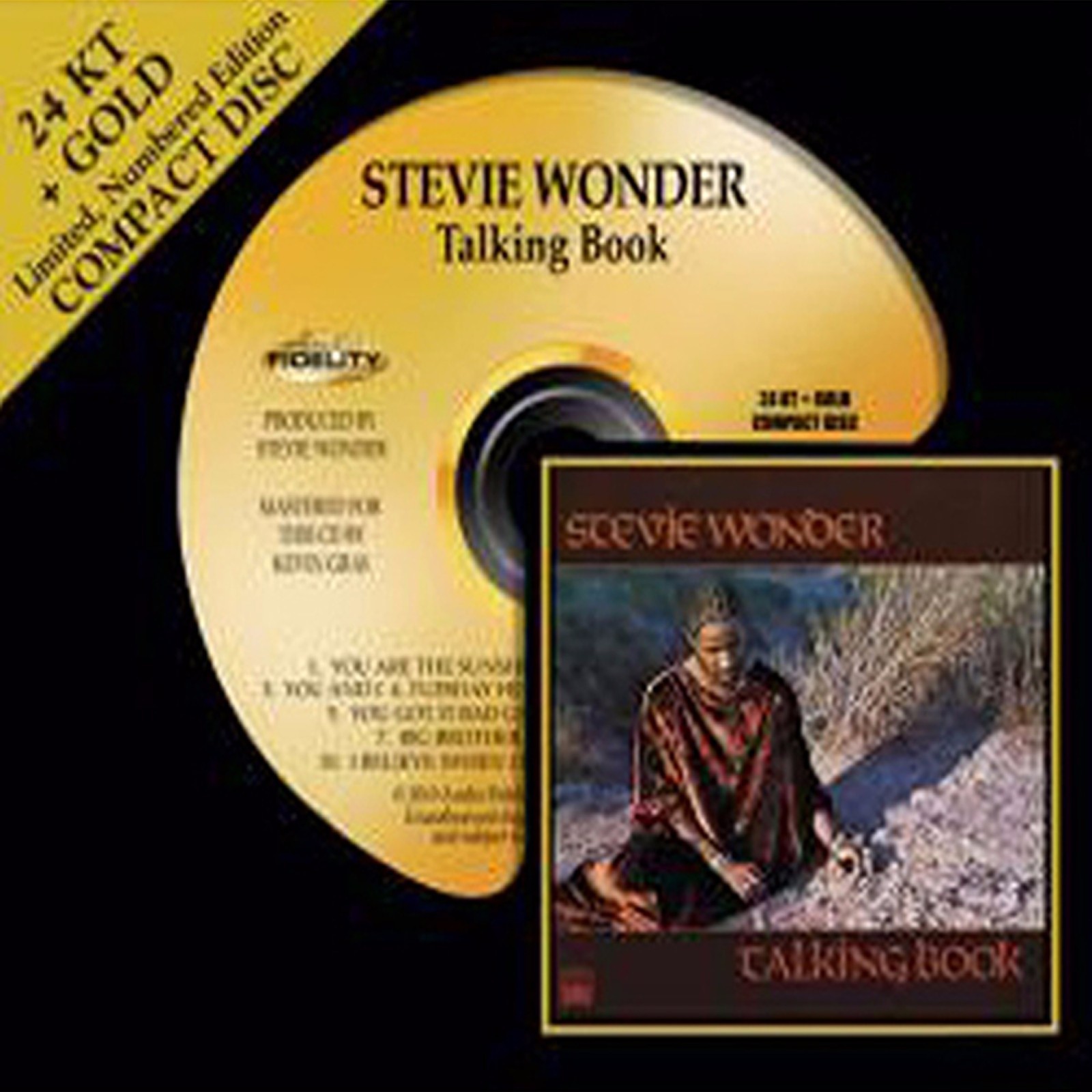 STEVIE WONDER – Talking Book – Audio Fidelity 24kt Gold CD