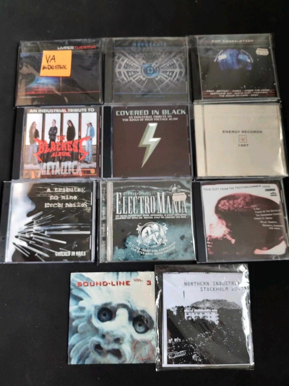 Industrial EBM Dark Electro COMPILATIONS VA CD Bundle Lot Of 11