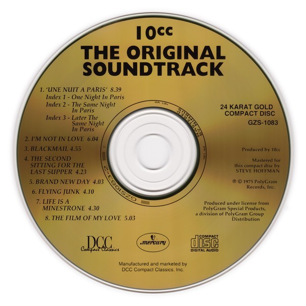 Unplayed Never Released DCC GZS-1083 GOLD CD in Generic Case 100% to Charity