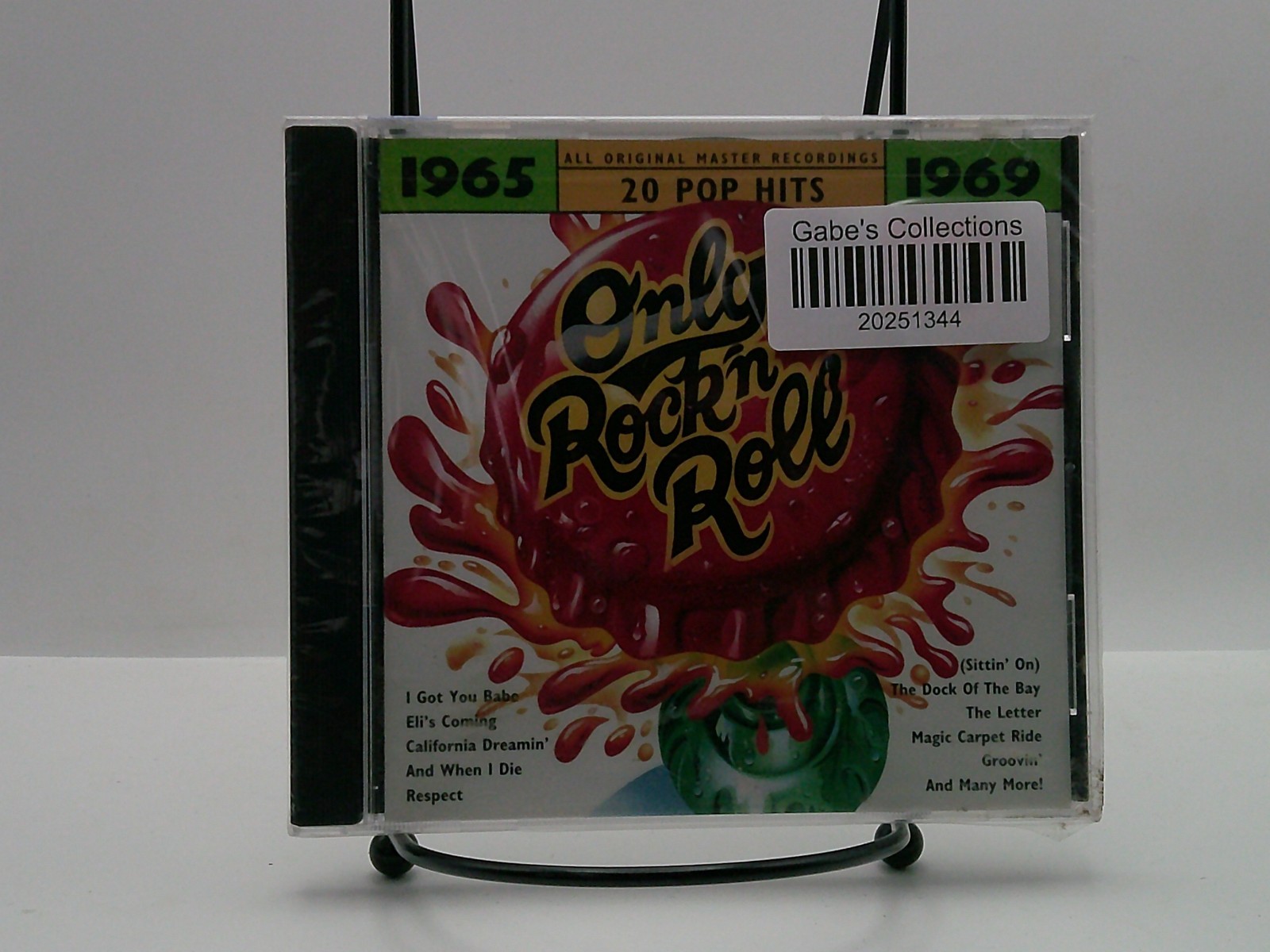 Only Rock ‘N Roll 1965-1969: 20 Pop Hits by Various Artists (CD, 1994, Rhino…