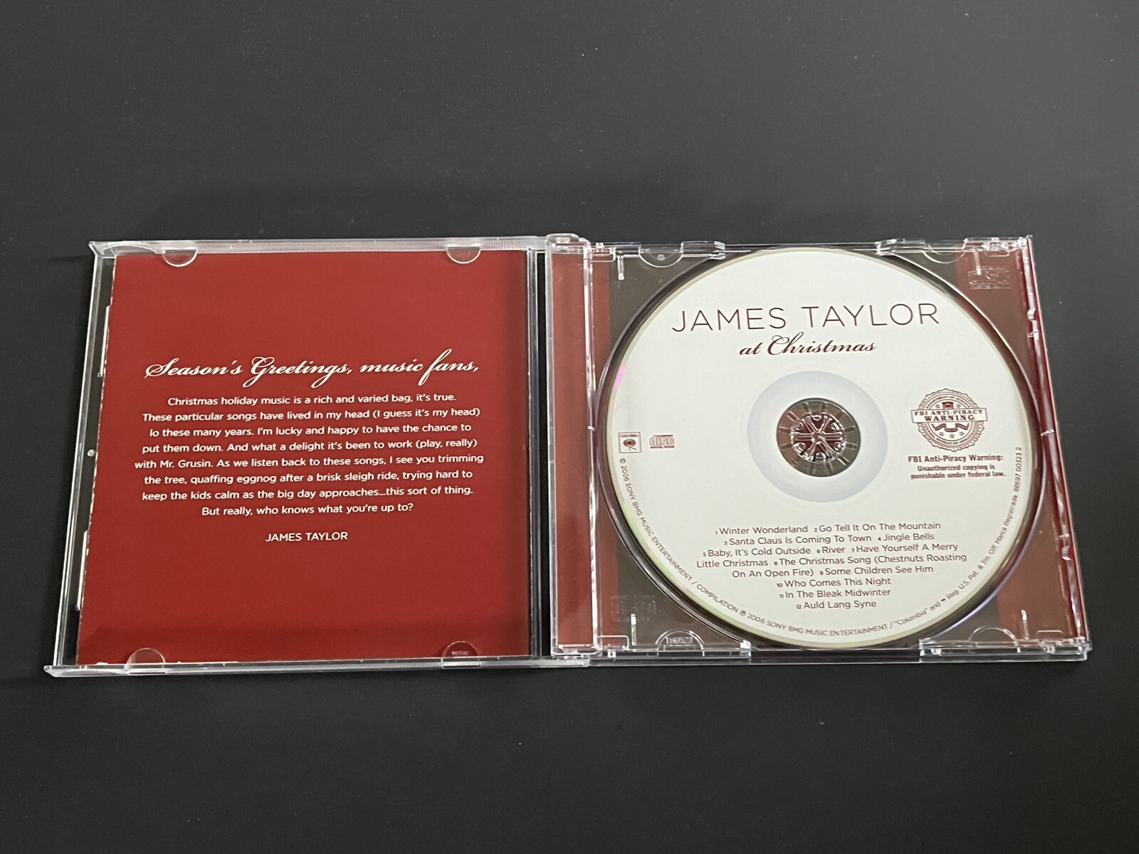 James Taylor at Christmas (CD, 2006, Sony BMG Music)