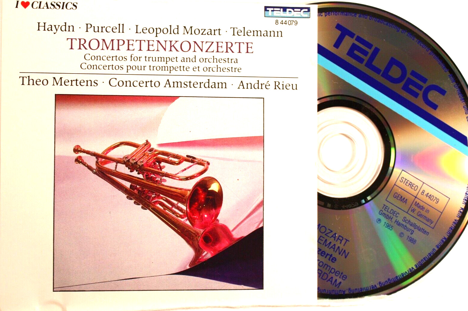 TROMPETENKONZERTE Concertos for Trumpet & Orchestra(CD)Theo Martens / Andre Rieu