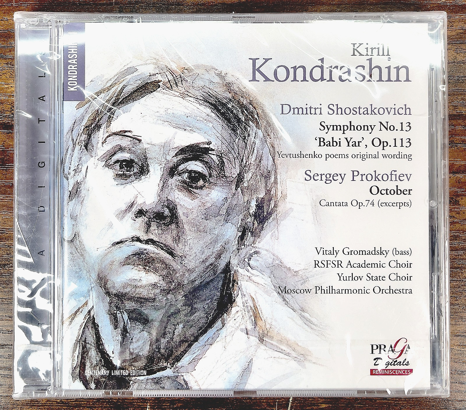 Kondrashin Shostakovich No 13 + Prokofiev October | Praga | DSD SACD SEALED