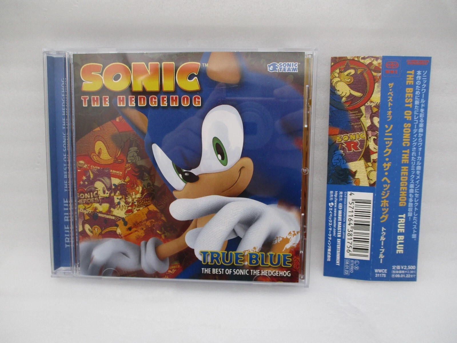 SONIC THE HEDGEHOG CD TRUE BLUE The Best of Sonic the Hedgehog Japan import