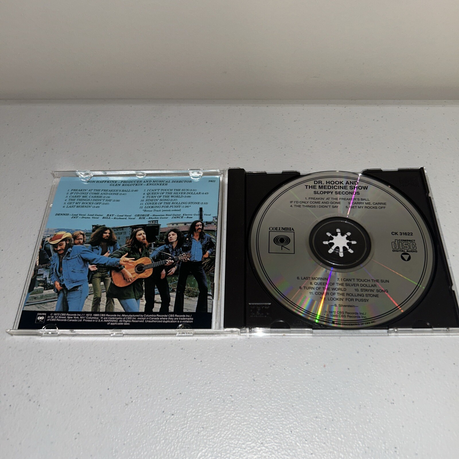 Sloppy Seconds by Dr. Hook & the Medicine Show CD, Jul-1989 Columbia CK31622 LN