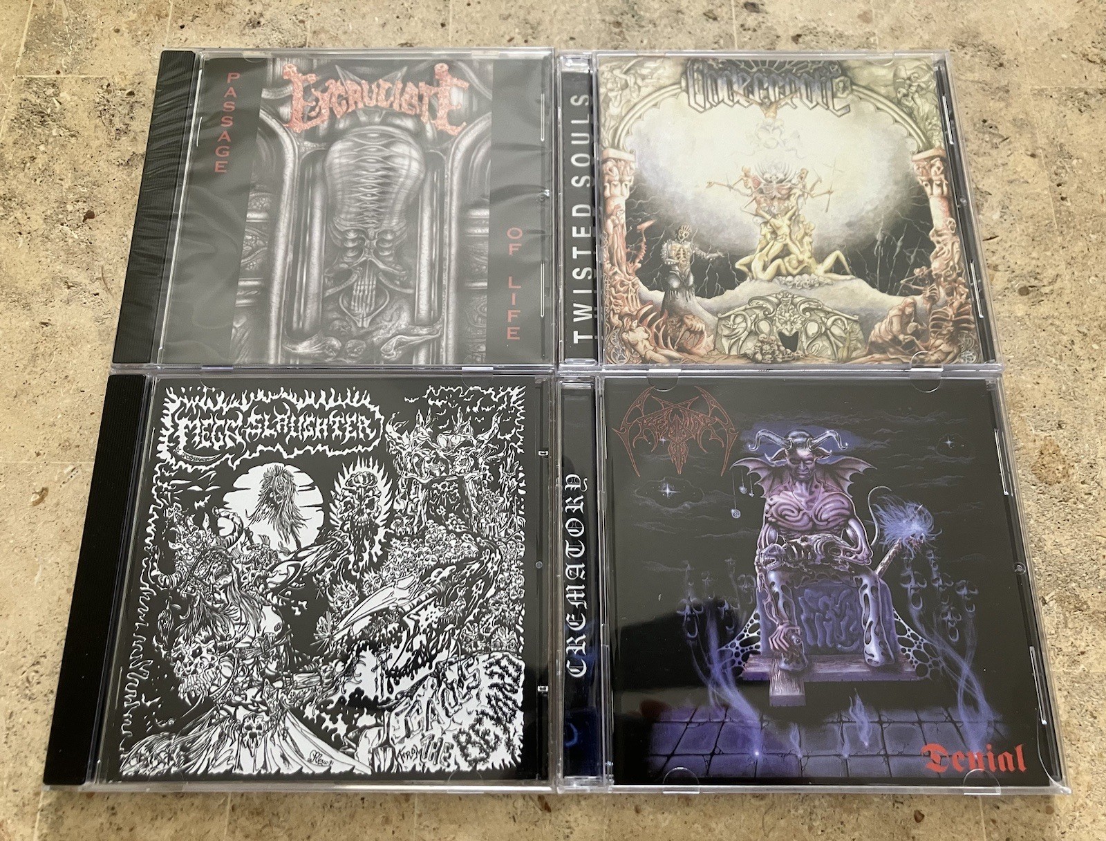 Death Metal CD Lot OSDM | Excruciate Undercroft Megaslaughter Crematory Denial